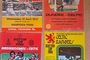 Celtic FC Scottish Cup Programmes X 4