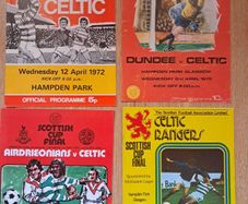 Celtic FC Scottish Cup Programmes X 4