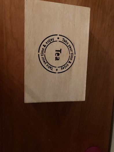Tea bag box