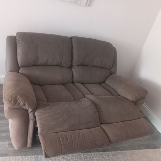 2 seater recliner sofa & arm chair