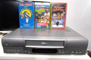 Philips VR805 VCR + 8 VHS Tapes Bundle