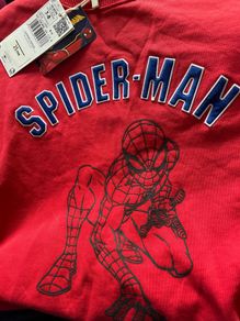 spiderman top jumper 7-8 y BNWT