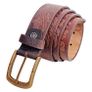 Premium Embossed Genuine Leather Belt Stylish Vintage Designer Belt Durable Formal & Casual Waist Belt Image 4