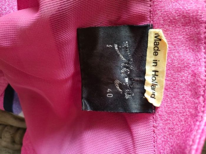 Vintage 70s pink striped A-line dress size S/M Postage included