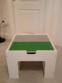 lego table with lego