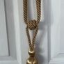 Gold curtain tieback Image 3