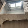 big rimless mirror that screw to wall. Have the 4 screws. In perfect condition. Box for transport Image 2