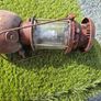 Antique tilley lamp and brass pot Image 2