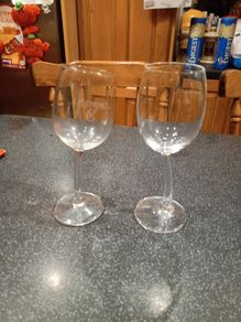 J P Chenet Wonky Wine Glasses