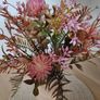 Small vase with artificial flowers. Image 5