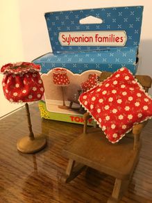 Vintage Rocking Chair and Standard Lamp
