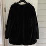 Pull and bear black fur jacket Image 2