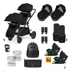 ickle bubba virgo twin 18 piece travel system