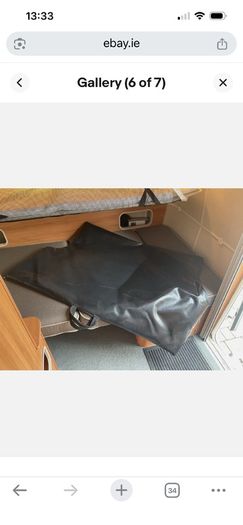 Folding Bunkbed for Eriba PopTop Caravan