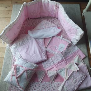Laura Ashley Bella Butterfly cotbed bedding set and bedroom accessories