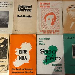 Collection of 8 Vintage Irish Political & Republican Pamphlets (1970s)