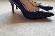 NINE WEST - black patent high heels