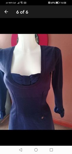 beautiful new designer Karen Millen purple dress
