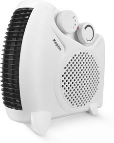 FREE EXPRESS SHIPPING  Electric Fan Heater with 2000W Power, 2 Heat Settings, Fan Setting, Safety Features & Sleek Horizontal & Vertical Design, Heat Protection & Thermostat, Lightweight & Portable for Home & Office