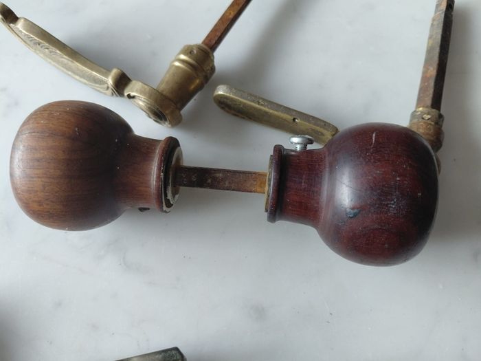 Antique variety of door and cupboard handles