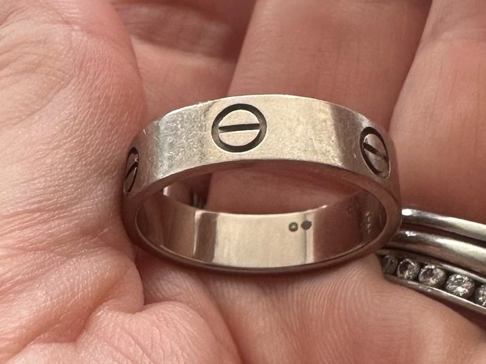 White gold Cartier Love Ring