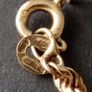 Vintage Italian 9ct gold rope link bracelet by UnoAErre Image 3