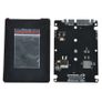 Black B key Socket 2 M.2 NGFF SATA SSD to 2.5 SATA Adapter Card with Case Image 3