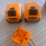 Dewalt adaptor and 2 12v 5ah batteries Image 2