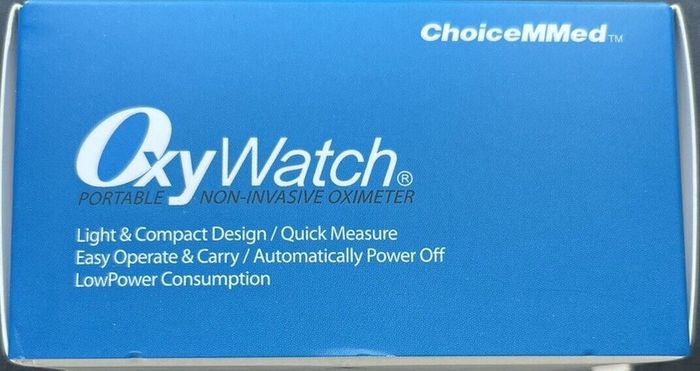 PULSE OXIMETER (Finger) OXYWATCH (ChoiceMMed) Medical Grade. Batteries Inc.
