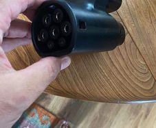 Tesla charging plug