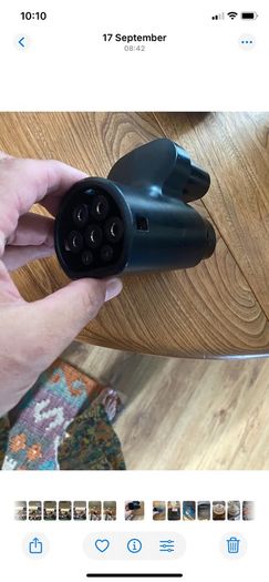 Tesla charging plug