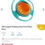 Amazing non-spill 360 - Degree rotating baby bowl. Seeing is believing! Job lot available. Rrp 8.99 euro Image 6