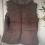 gilet brown suede effect gilet size 12 Image 6