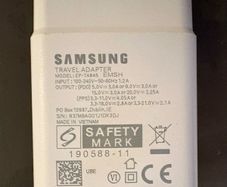Brand new Samsung fast charger 45W plug and C type cable