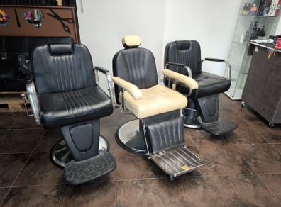 barber chairs x3
