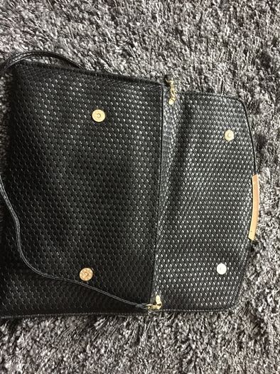 Large Black Clutch