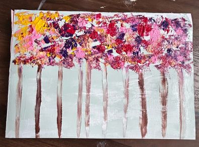 Original meadows painting