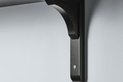 IKEA BERGSHULT / RAMSHULT - Wall Shelves with Brackets -  Black Brown
