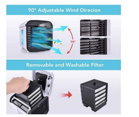 Portable Air Conditioner, 4-In-1 Mini Portable Air Cooler