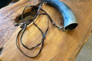 Vintage Elless France Cowhorn Hunting Horn