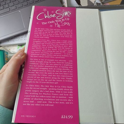 Chloe Sims the only way is up