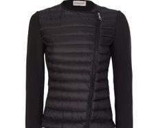 MONCLER Women's Nylon Front Jacket Black S