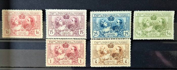 Spanish Stamp collection, 1907 to 1920. Spain lot.