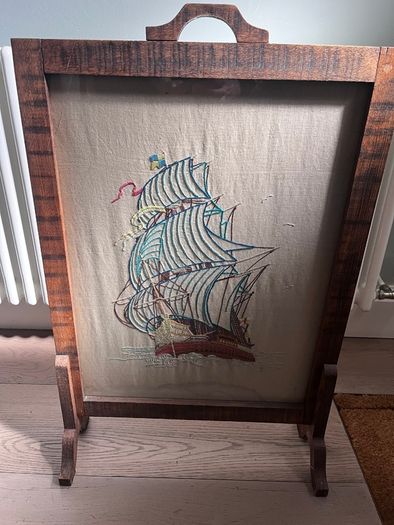 Vintage Fire Screen