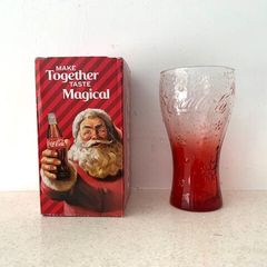 Christmas Coca Cola Glass