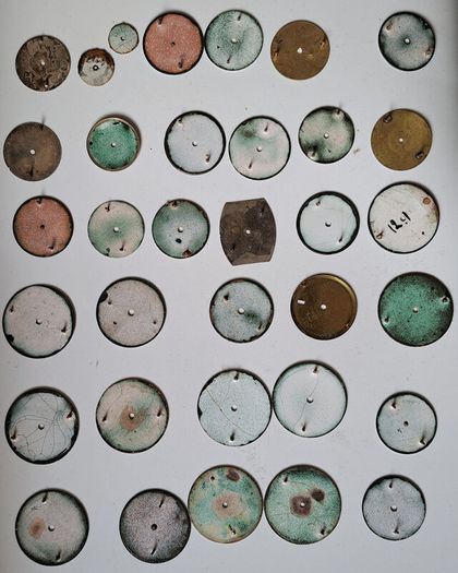 Selection of 32 Vintage Wrist & Fob Watch Dials