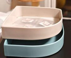 2 x corner wall storage trays