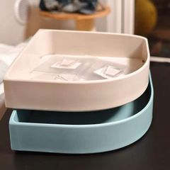 2 x corner wall storage trays