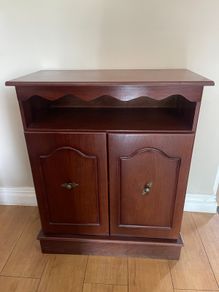 Dark wood sideboard