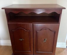 Dark wood sideboard